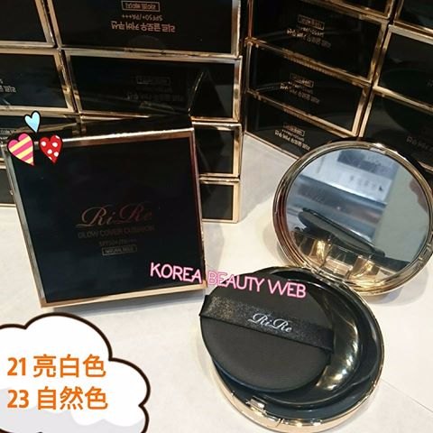 韓國 RiRe 晶透水潤遮瑕氣墊粉餅 15g 23自然色 韓國 RiRe 晶透水潤遮瑕氣墊粉餅 15g 23自然色