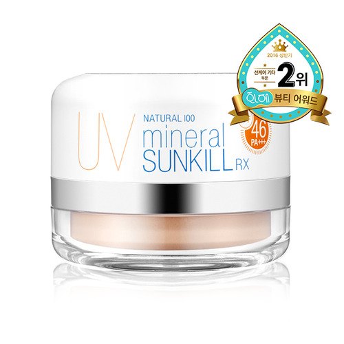 韓國 Catrin Natural 100 Mineral Sunkill RX 自然100礦物防曬粉 (SPF46 PA+++) 韓國 Catrin Natural 100 Mineral Sunkill RX 自然100礦物防曬粉 (SPF46 PA+++)