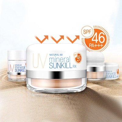 韓國 Catrin Natural 100 Mineral Sunkill RX 自然100礦物防曬粉 (SPF46 PA+++) 韓國 Catrin Natural 100 Mineral Sunkill RX 自然100礦物防曬粉 (SPF46 PA+++)