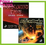 KTL Red Diamond / Black Power Table tennis Pimples in Rubber (Golden Cake Sponge)