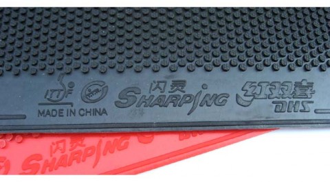 DHS Sharping Medium Pips-OutTable tennis  Rubber with sponge 