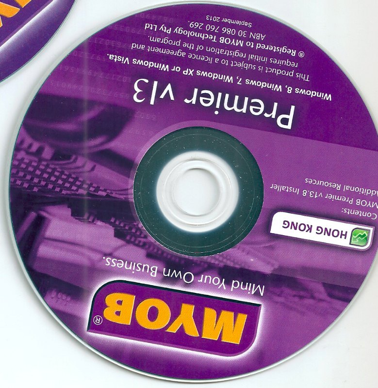 MYOB Premier v13.8 Installation Media 安裝CD光碟檔案