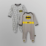 Disney - Batman 造型長袖連身衣/睡衣2件裝
