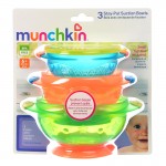 Munchkin - Stay-Put Suction Bowls 自學碗仔大中小3個1套