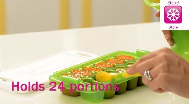 Munchkin - Click Lock Fresh Food Freezer Trays - 2 Pk 冷凍分間儲備盒2個