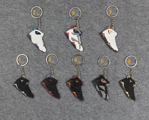 AIR JORDAN 7 SERIES KEYCHAINS