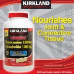 美國Kirkland Glucosamine氨基葡萄糖維骨力 1500mg +軟骨素 1200mg 220粒裝