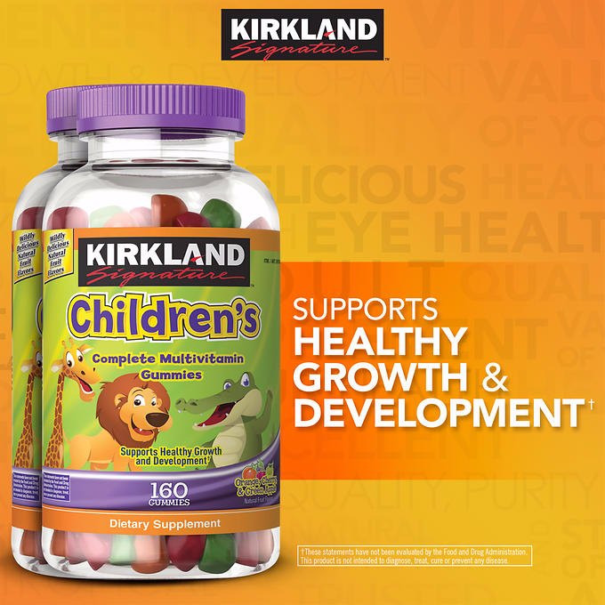 美國原裝kirkland children's Complete Multivitamin儿童维生素160粒裝 美國原裝kirkland children's Complete Multivitamin儿童维生素160粒裝