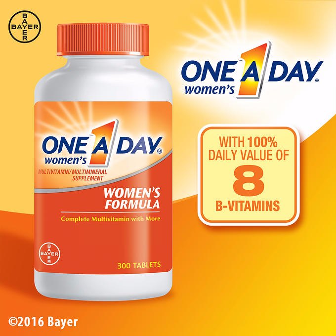 美國代購 One A Day女士多種維生素片 - 300片裝 美國代購 One A Day女士多種維生素片 - 300片裝