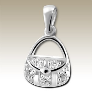 925 Sterling Silver Handbag Pendant