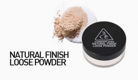 韓國 Stylenanda (3CE) 3 Concept Natural Finish Loose Powder 20g 3CE 定妝控油蜜粉/ 散粉 / 碎粉