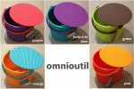 多功能Omnioutil圓筒收納凳 (青綠/粉紅/深紫/燈/淺藍5色)