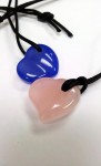 Blue Agate Necklace 藍瑪瑙頸鍊 Red Agate Necklace 紅晶項鍊