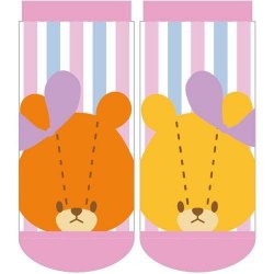 Tiny Twin Bears 成人襪 - 粉間