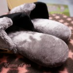 熊本熊 毛毛拖鞋(黑灰兩色)