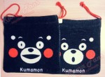 熊本熊毛巾索袋-黑色