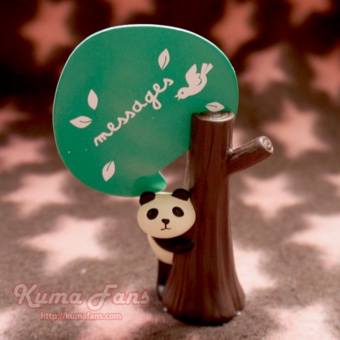 concombre 熊貓樹木卡片擺設