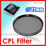 MASSA 72mm 環型偏光鏡圓偏振鏡濾鏡 Circular Polarizer CPL filter