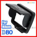 Nikon D80 LCD 液晶屏幕可摺疊遮陽遮光罩 Pop-up Screen Monitor Hood Shade
