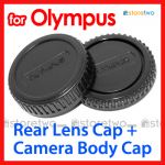 Olympus 4/3 副廠 JJC 相機機身蓋 + 鏡頭後蓋 套裝 Body Cap + Rear Lens Cap