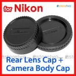 Nikon 副廠 JJC 相機機身蓋 + 鏡頭後蓋 套裝 Body Cap + Rear Lens Cap