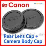 Canon 副廠 JJC 相機機身蓋 + 鏡頭後蓋 套裝 Body Cap + Rear Lens Cap