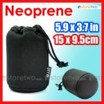 JJC Neoprene 潛水物料鏡頭保護袋 M 適合28-85, 60/105 Macro變焦鏡 15x9.5cm, 5.9x3.7吋