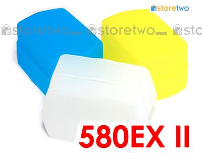 3色白黃藍 Canon 副廠 JJC 外置閃燈柔光罩盒適用於 Speedlite 580EX II, Nissin Di622 Flash Soft Diffuser Box