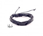 leather bracelet (brown/ black)