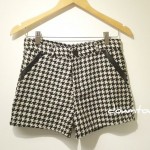 houndstooth check Short