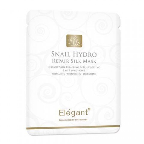 日本ELEGANT 蝸牛水動感修護蠶絲面膜