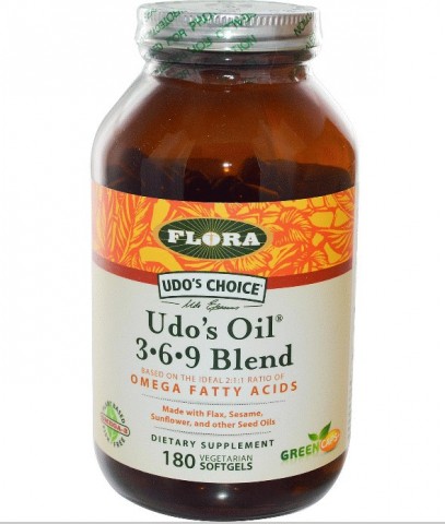 Flora Udo’s Oil 3·6·9 Blend 奧米加369油 180 Veggie Softgels