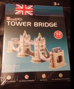 3D puzzle 紙咭立體拼圖: 倫敦大橋