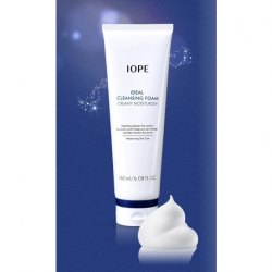 韓國 IOPE IDEAL Cleansing Foam Creamy Moisturizer 完美保濕奶油柔滑潔面乳 洗面膏 180ml