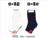 100% Made in Korea woman fashion socks A04-A05