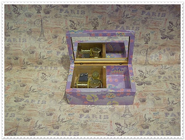 Decoupage Music Jewellery Box