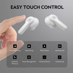 Xiaomi QCY T13 Touch Control 4 Microphones ENC Bluetooth Earphones 藍芽耳機