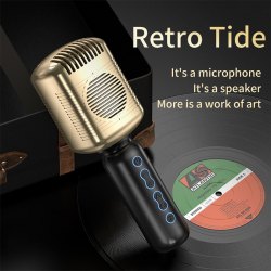 New All-in-one Family Handheld Wireless KTV Karaoke Classic Microphone 卡拉OK麥克風