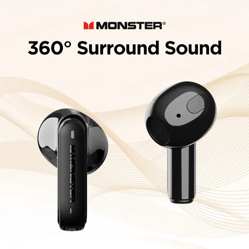Monster Airmars XKT12 Bluetooth 5.3 Surround Sound Gaming Earphones
