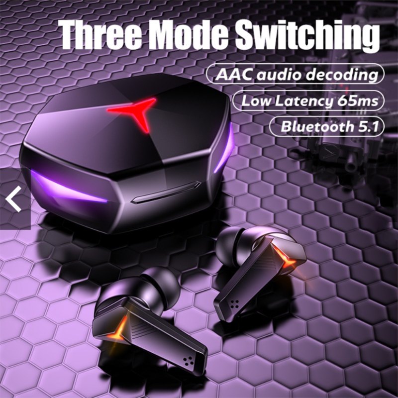 True Wireless In-ear Gaming Bluetooth 5.1 Earbuds T33