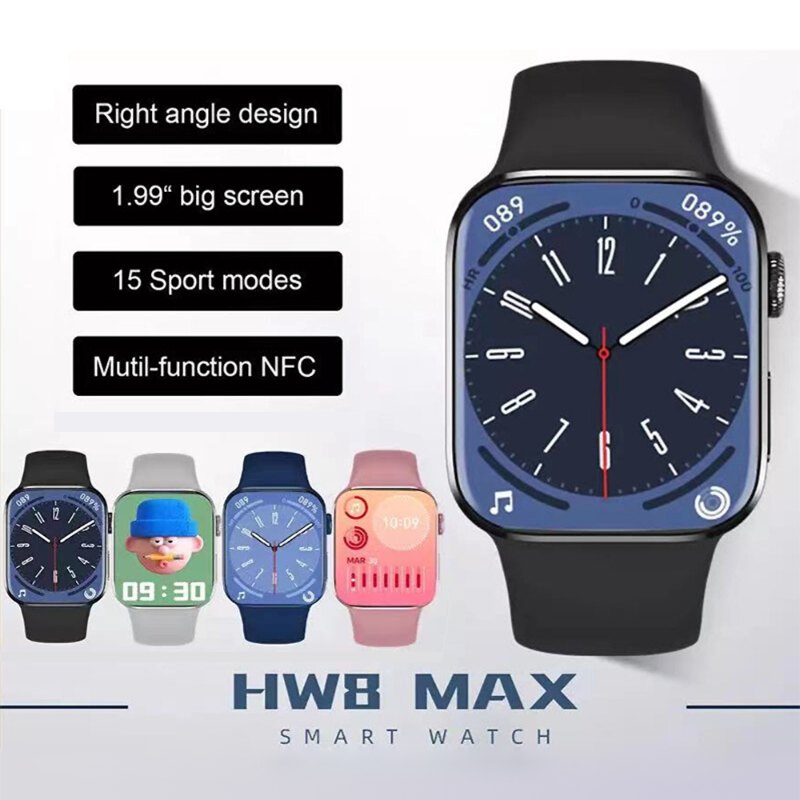 Simple Style Smart Watch HW8 Max