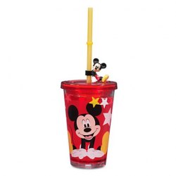 美國正品Disney迪士尼 - 蘇菲亞 / McStuffins / Mickey兒童水杯連飲管