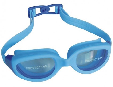 N76A103  藍色鏡圈配淺藍色鏡片泳鏡