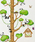 熊貓寶寶身高貼