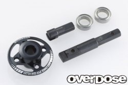 Overdose Quick Change Spur Gear Holder Set For Yokomo Drift Package Black