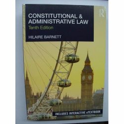 Constitutional  Administrative Law 10th Edition (2013)