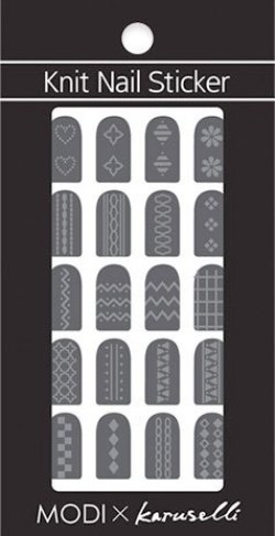 Modi x Karuselli Knit Nail Sticker