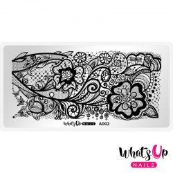 Whats Up Nails Stamping Plate A002 Classy and Sassy