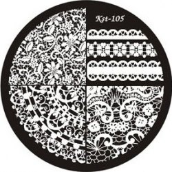 Kaleidoscope by El Corazon Stamping Disk №kst-105