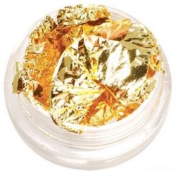 Metallic Nail Foil Flake - Gold